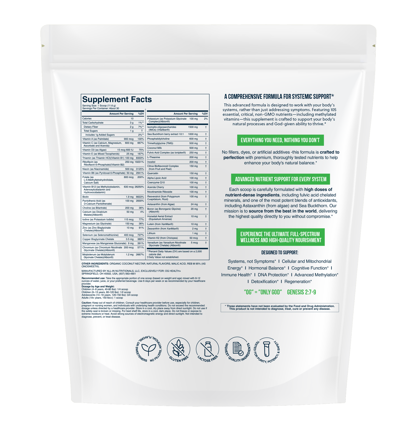OG Vitality - Advanced Methylation and DNA Protection - Image 2